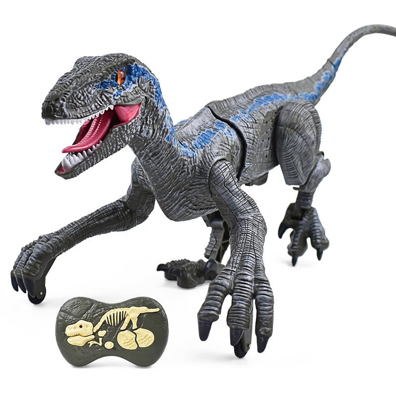 Remote Control Velociraptor Dinosaur Toy with LED Eyes