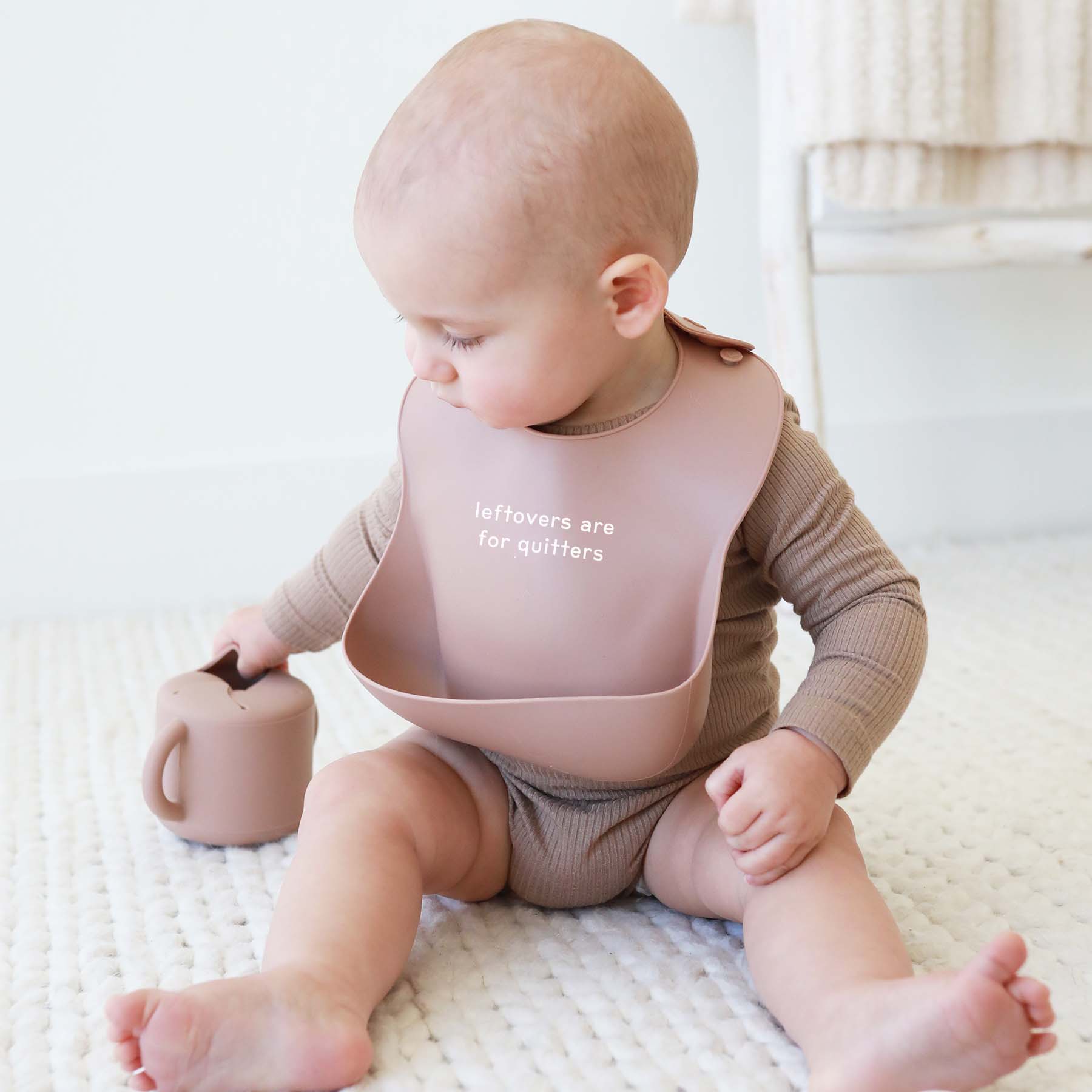 Silicone Baby Bib | Leftovers Are For Quitters