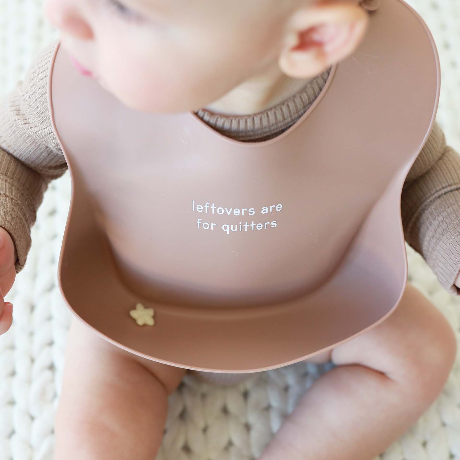 Silicone Baby Bib | Leftovers Are For Quitters